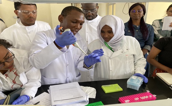 People taking part in a water quality workshop